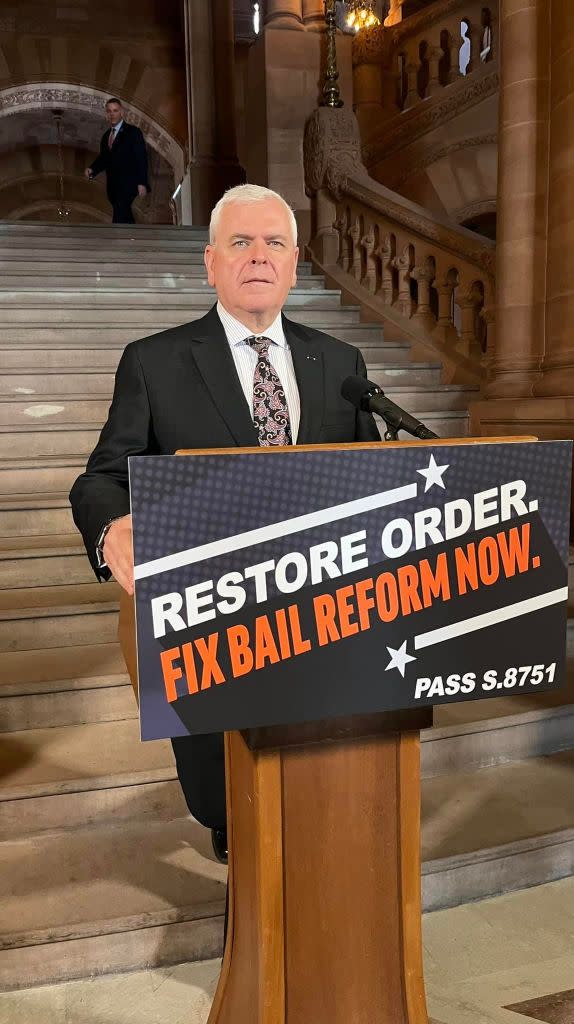 Assemblyman Joe Angelino (R-Binghamton) also supports the measure to carve out farmers from the congestion pricing. Facebook/Assemblyman Joe Angelino