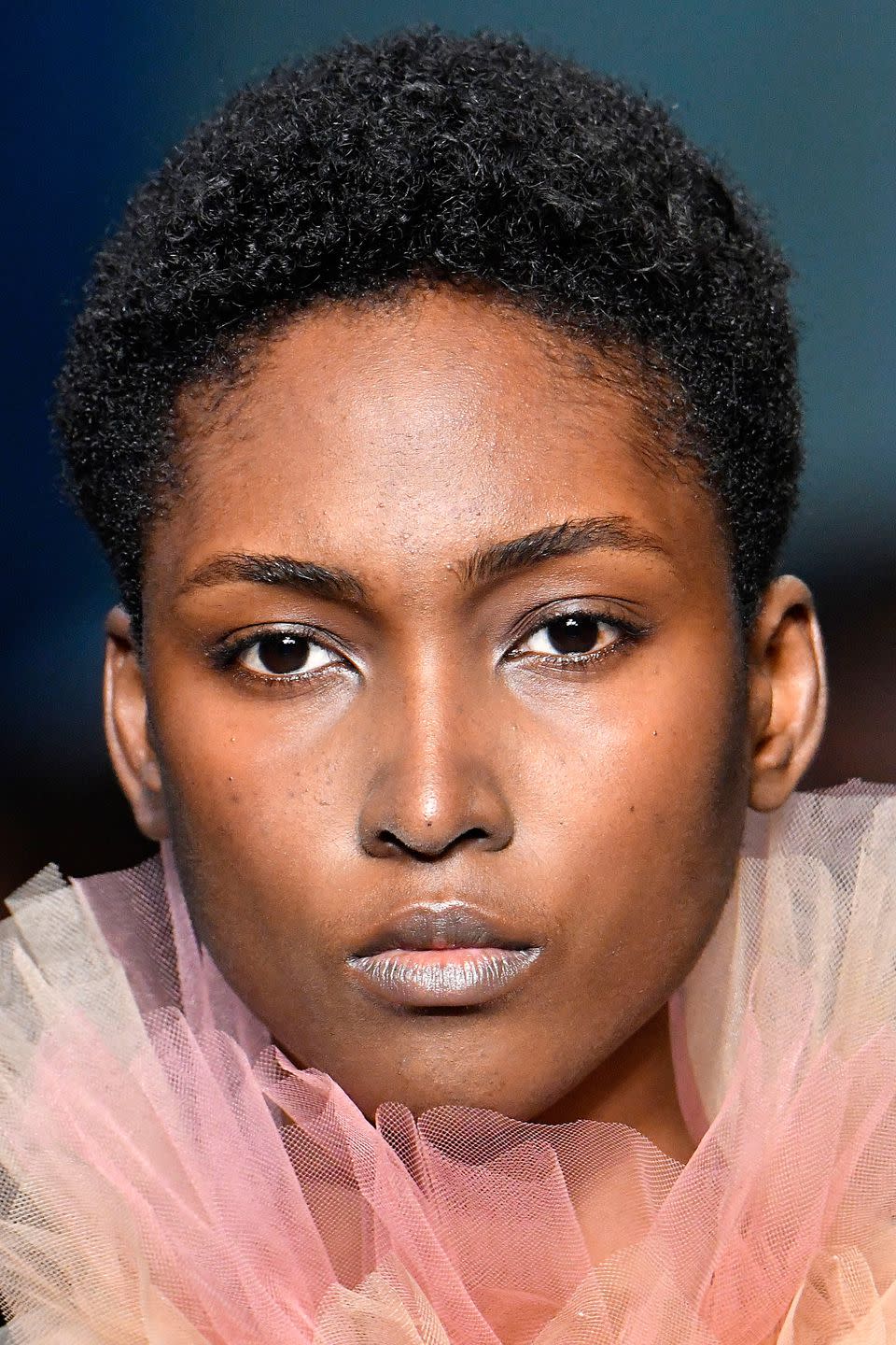 <p><strong>Trend: polished skin</strong></p><p>The focus was on flawless skin at Roksanda, where lead make-up artist Miranda Joyce used minimal products - just Mac's <a rel="nofollow noopener" href="https://www.maccosmetics.co.uk/product/13824/34646/products/skincare/moisturizers/mineralize-timecheck-lotion" target="_blank" data-ylk="slk:Mineralize Timecheck Lotion;elm:context_link;itc:0;sec:content-canvas" class="link ">Mineralize Timecheck Lotion</a>, £32, concealer and a little bit of <a rel="nofollow noopener" href="https://www.maccosmetics.co.uk/product/13854/52598/products/makeup/lips/lipstick/amplified-lipstick#/shade/Half_%27n_Half" target="_blank" data-ylk="slk:Lipstick in Half 'n' Half,;elm:context_link;itc:0;sec:content-canvas" class="link ">Lipstick in Half 'n' Half,</a> £17.50, on the cheeks, to enhance the models' complexions. The same was true on the eyes, where only a touch of <a rel="nofollow noopener" href="https://www.maccosmetics.co.uk/product/13839/24962/products/makeup/eyes/mascara-lashes/extended-play-gigablack-lash-mascara" target="_blank" data-ylk="slk:Extended Play Mascara;elm:context_link;itc:0;sec:content-canvas" class="link ">Extended Play Mascara</a>, £16.50, was used for definition, while on the lips a wash of <a rel="nofollow noopener" href="https://www.maccosmetics.co.uk/product/13854/52596/products/makeup/lips/lipstick/lustre-lipstick#/shade/Hug_Me" target="_blank" data-ylk="slk:Lipstick in Hug Me;elm:context_link;itc:0;sec:content-canvas" class="link ">Lipstick in Hug Me</a>, £17.50, ensured a similarly natural but radiant finish. </p>