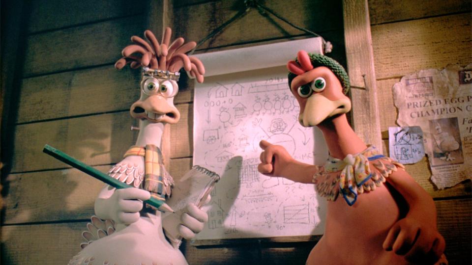 Chickens from Chicken Run