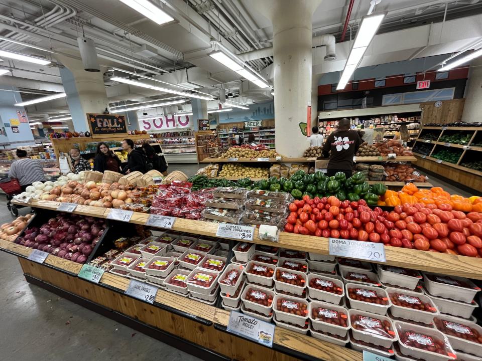 Produce at Trader Joe's.