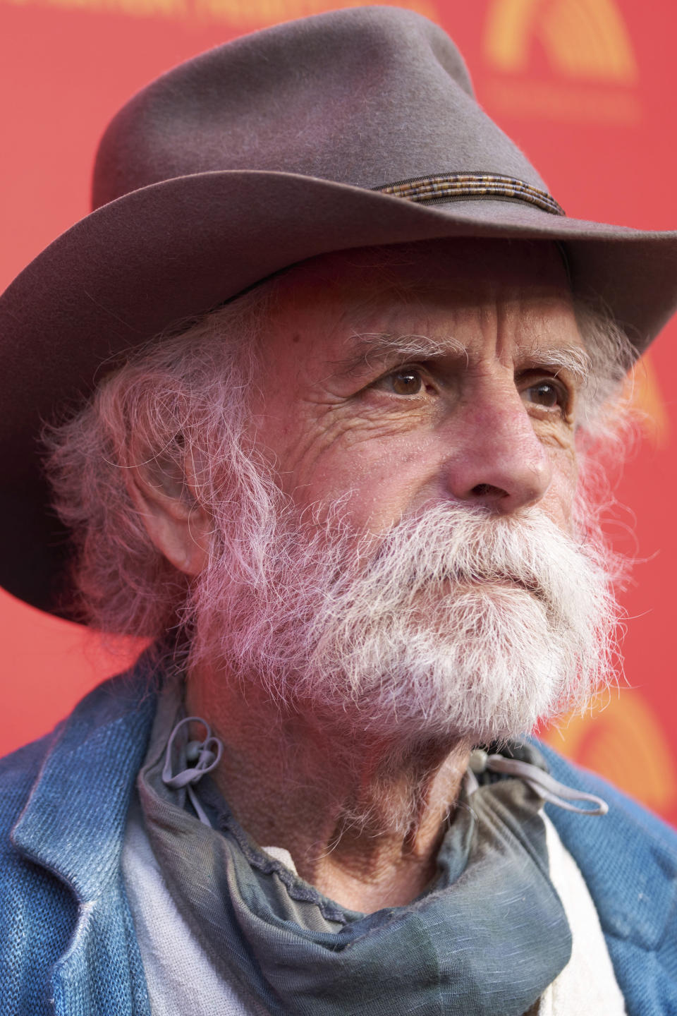 Bob Weir arrives at Willie Nelson 90, celebrating the singer's 90th birthday on Saturday, April 29, 2023, at the Hollywood Bowl in Los Angeles. (Photo by Allison Dinner/Invision/AP)