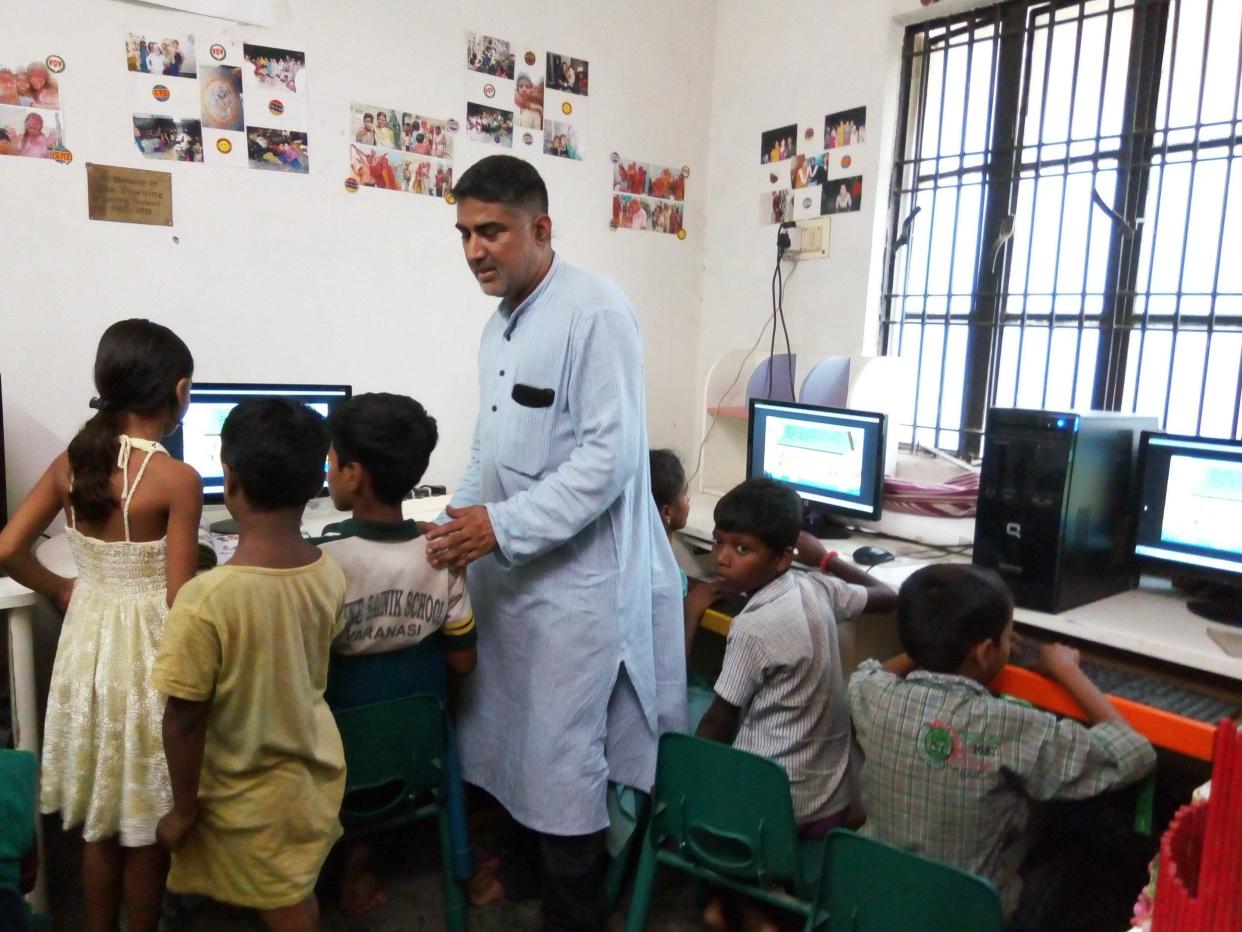 Children rescued by Guria India are cared for at rehabilitation centres, where they learn skills that enable them to start new lives away from red light districts