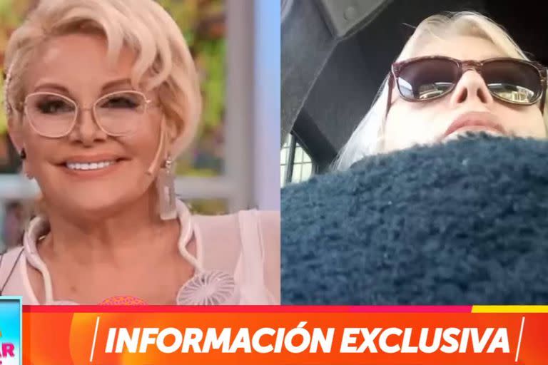 Revelaron la identidad de la supuesta hermana de Carmen Barbieri (Captura A la tarde)