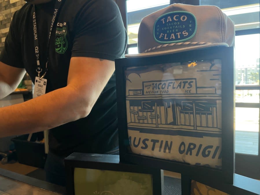 Austin FC gave insight Tuesday into some of the new and returning restaurants setting up shop at Q2 Stadium for the 2024 Austin FC season. (KXAN Photo/Kelsey Thompson)