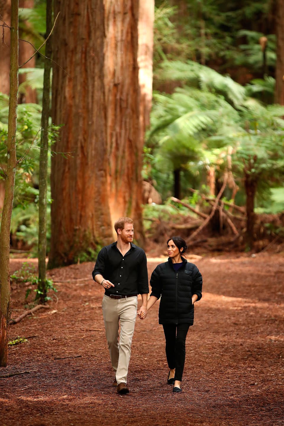 <p><strong>31 October</strong> On the final day of their 16-day tour, the Duke and Duchess of Sussex visited Redwoods Tree Walk in Rotorua, New Zealand.</p>