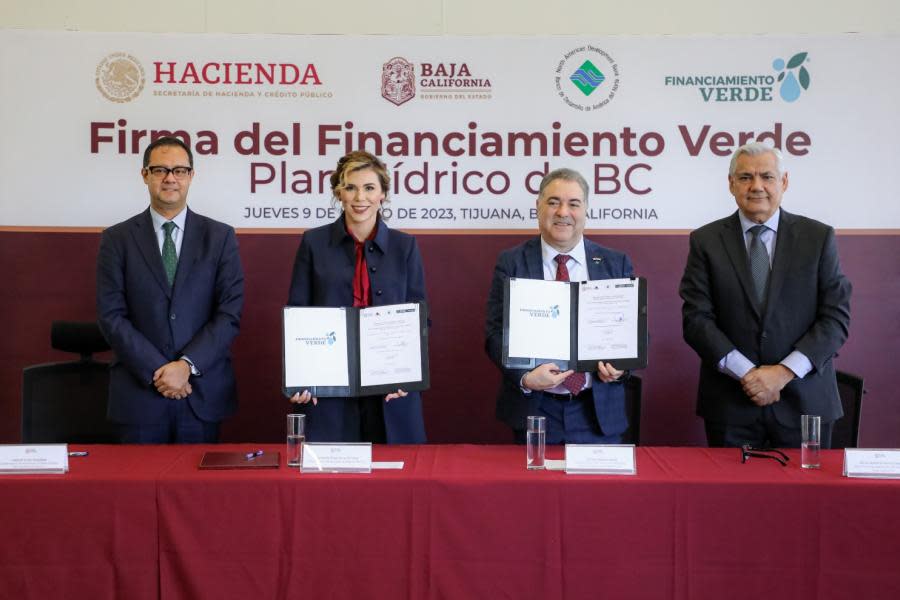 Marina del Pilar concreta financiamiento para avance de saneamiento de agua en Baja California 