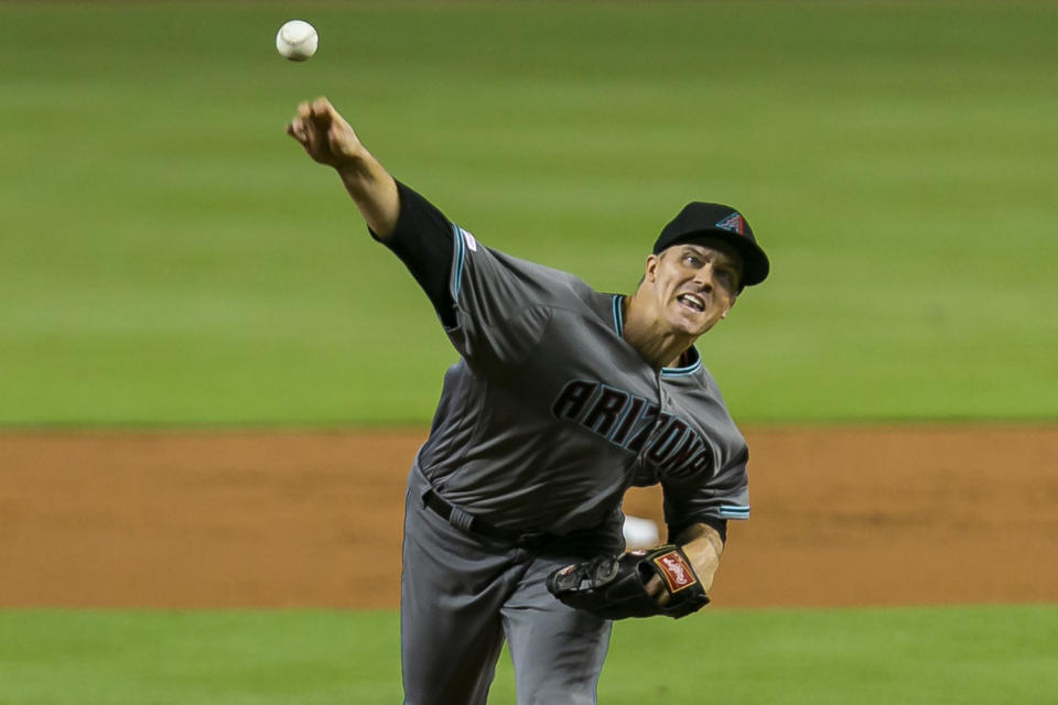 Zack Greinke  (Matias J. Ocner/Miami Herald/TNS via Getty Images)