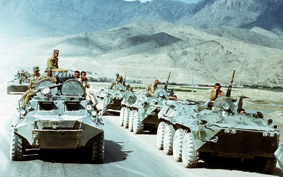 Soviet troops in Afghanistan in 1989 - REUTERS