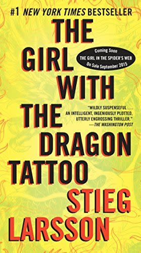 24) The Girl With the Dragon Tattoo , by Stieg Larsson