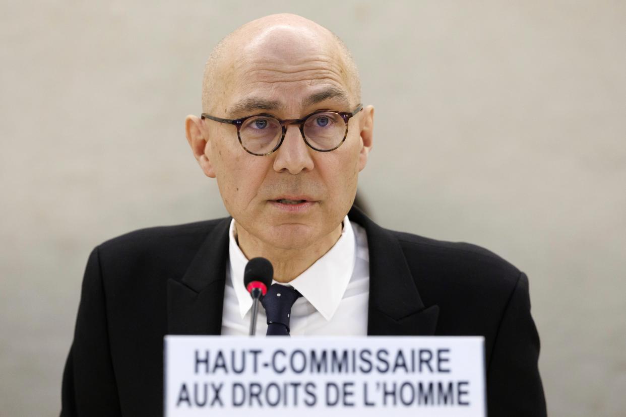 U.N. High Commissioner for Human Rights Volker Turk (' KEYSTONE / SALVATORE DI NOLFI)