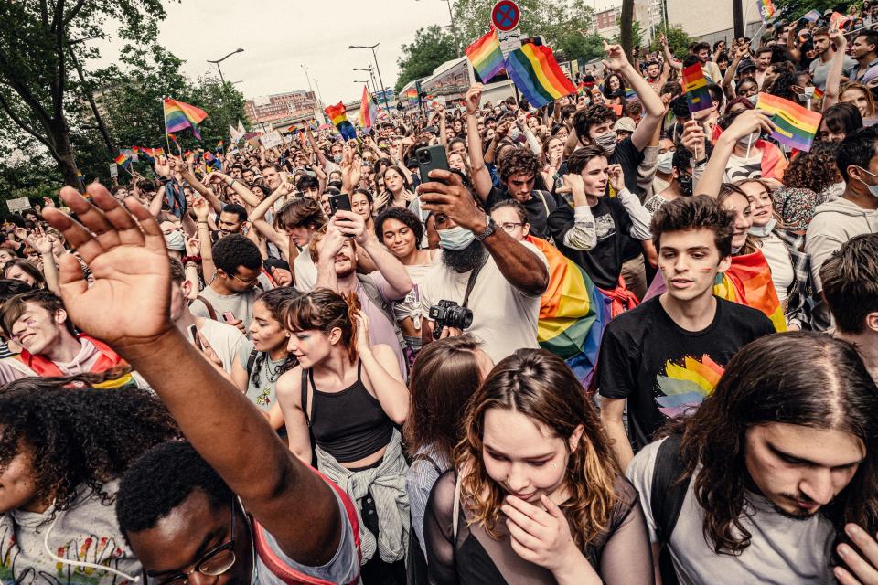 Thousands Flooded the Streets to Celebrate a Post-Lockdown Pride in Paris