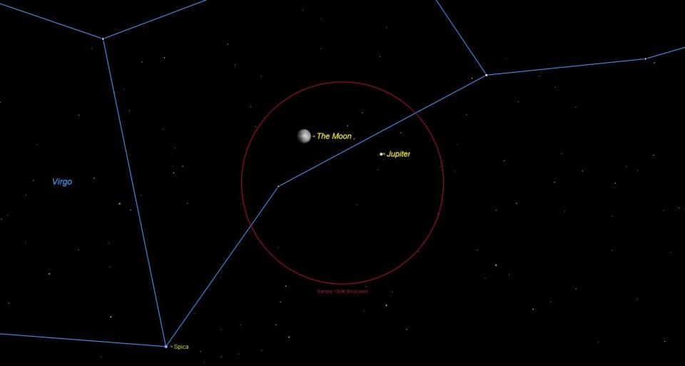 See the Moon and Jupiter Pair Off in Tonight's Sky!