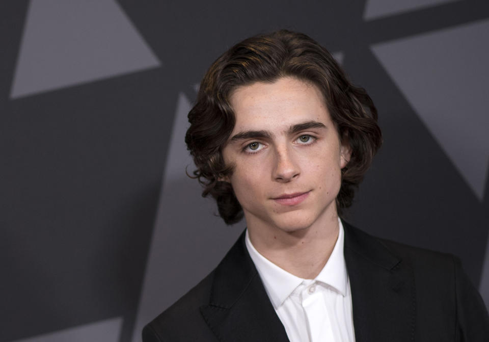 Actor Timothée Chalamet takes the lead in The King