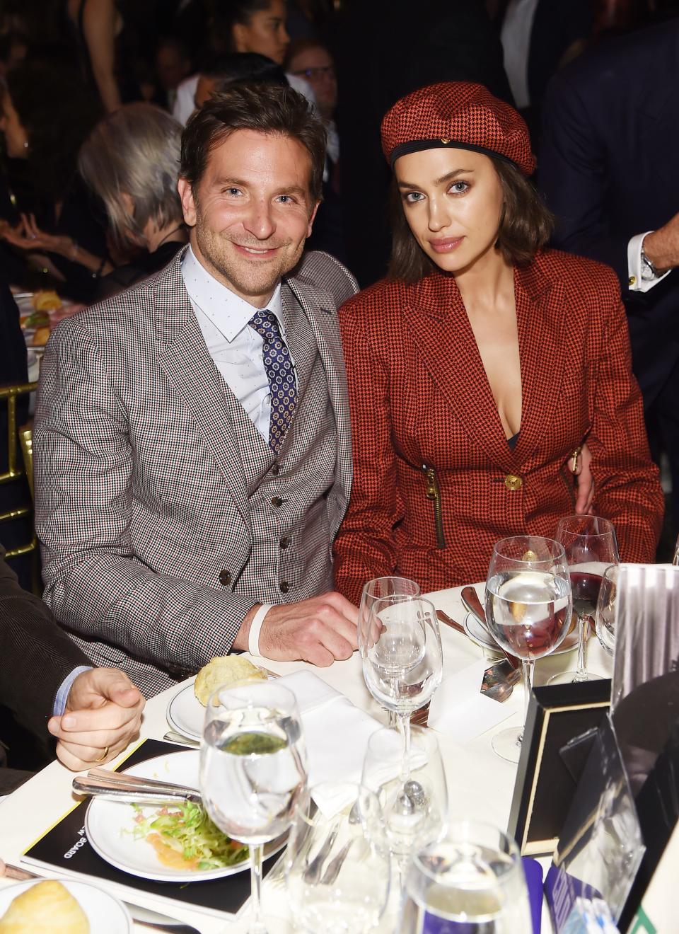 ooper and Irina Shayk attend The National Board of Review Annual Awards Gala at Cipriani 42nd Street on January 8, 2019 in New York City.