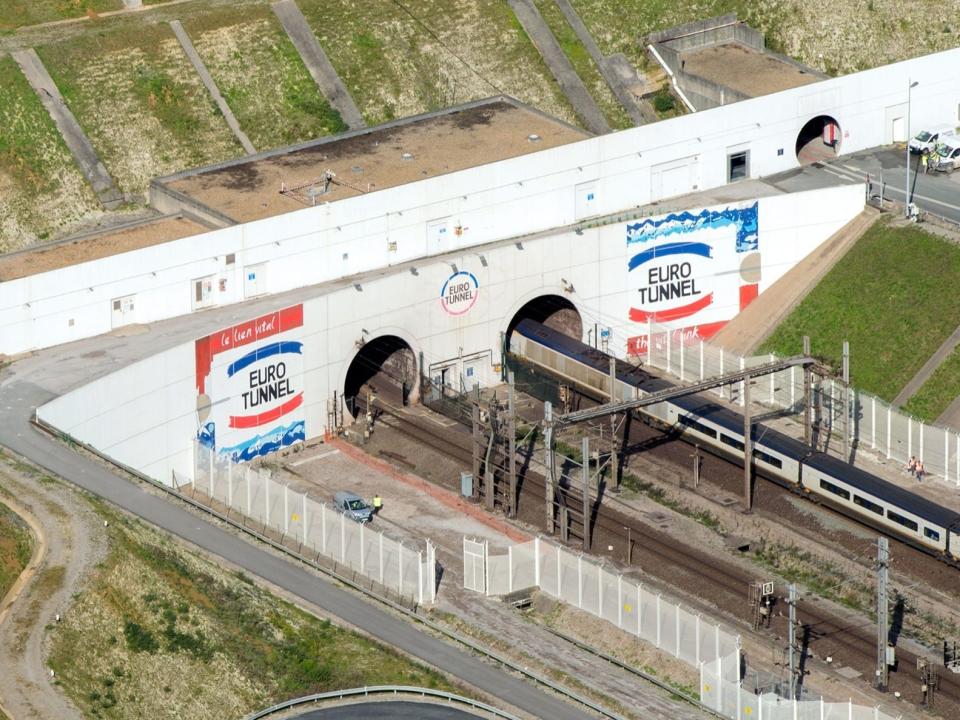 The Channel Tunnel from the French side - Eurotunnel/Chunnel