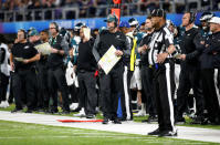 <p>NFL Football – Philadelphia Eagles v New England Patriots – Super Bowl LII – U.S. Bank Stadium, Minneapolis, Minnesota, U.S. – February 4, 2018 Philadelphia Eagles head coach Doug Pederson REUTERS/Kevin Lamarque </p>