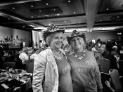 <p>A pair of Trump supporters at the California GOP convention on April 29 in Burlingame, Calif. (Photo: Holly Bailey/Yahoo News) </p>