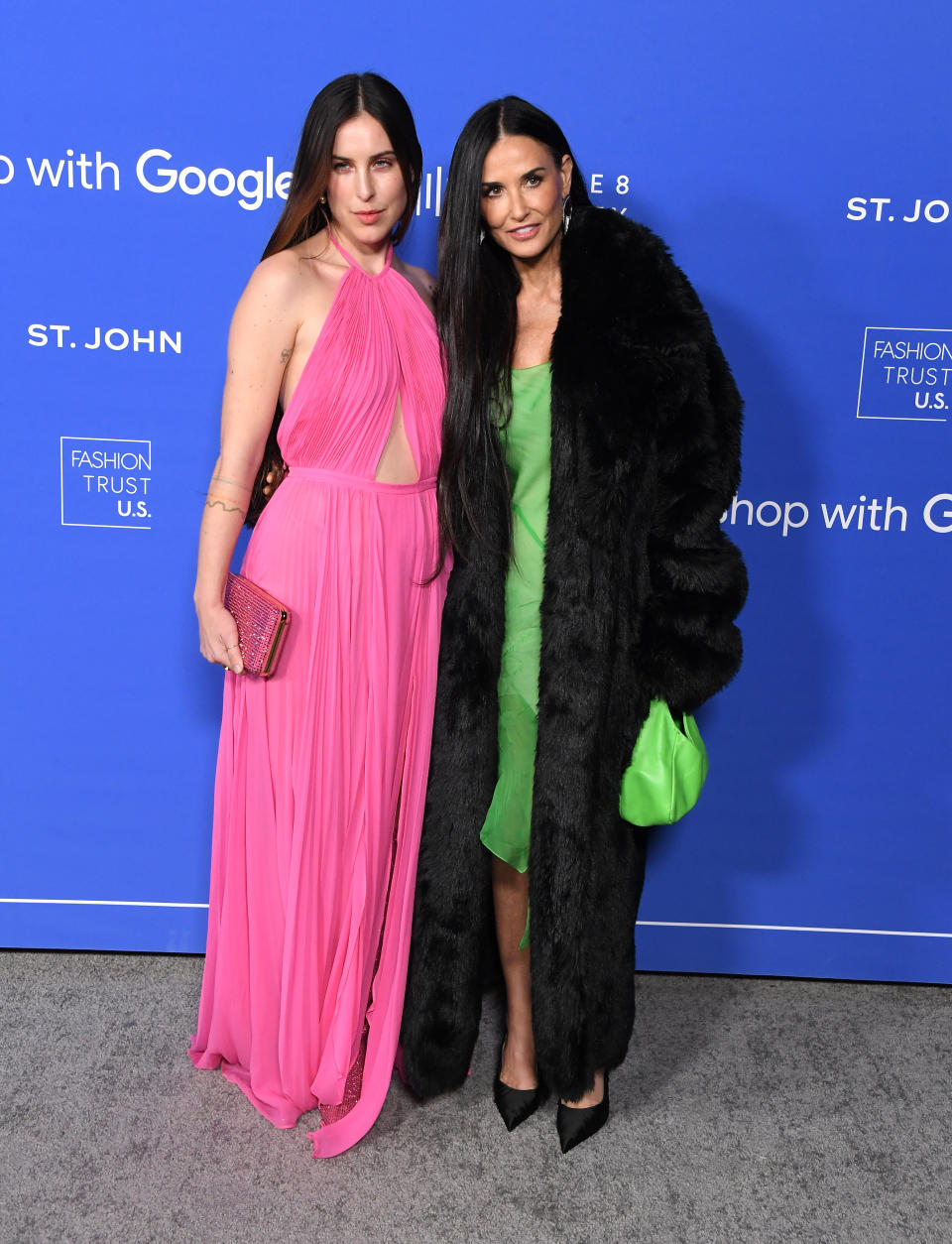 Demi Moore and daughter Scout LaRue Willis arrive at the Fashion Trust US Awards at Goya Studios on March 21, 2023 in Los Angeles, California. (Getty Images)