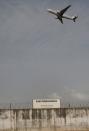 A plane takes off from the Felix Houphouet Boigny airport in Abidjan