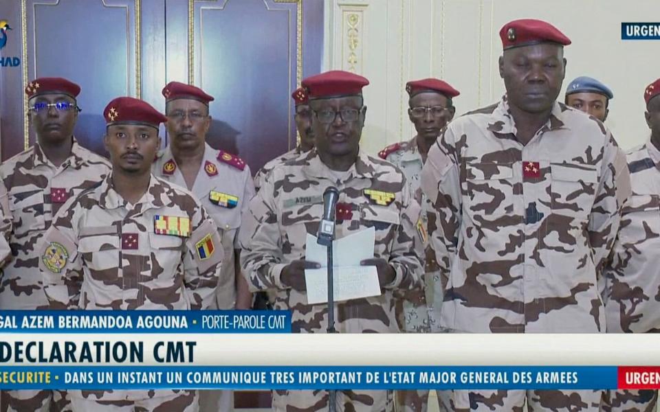 Chad army spokesman General Azem Bermandoa Agouna