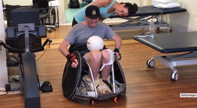 Mr Hoare said anything is possible with a spinal cord injury. Photo: Supplied
