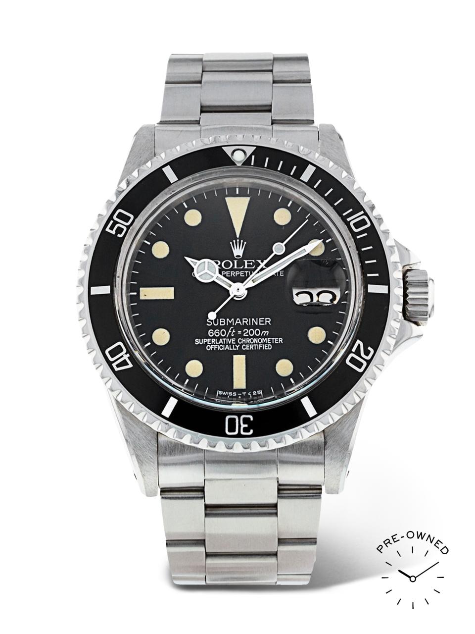 Pre-owned Rolex Submariner: Mr Porter - Credit: Courtesy