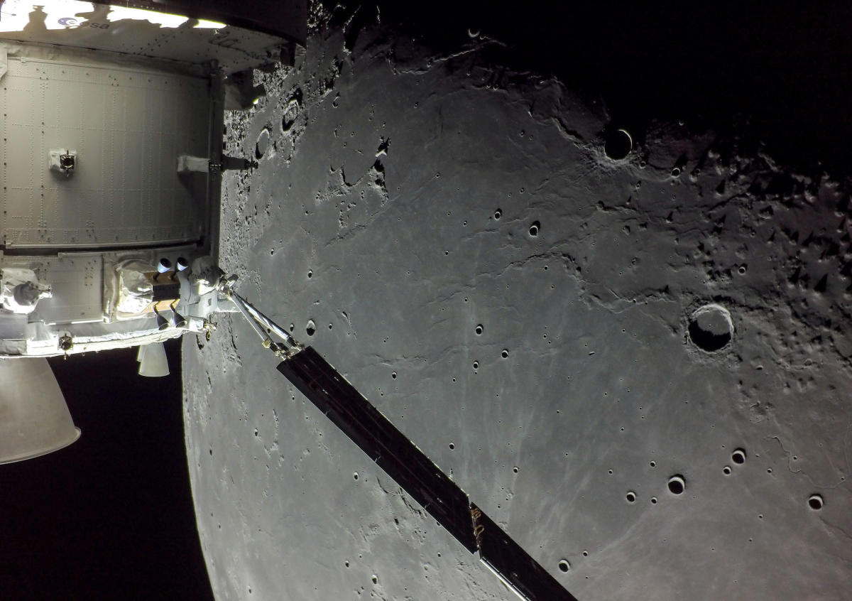 NASA posts high resolution images of Orion's final lunar flyby - engadget.com