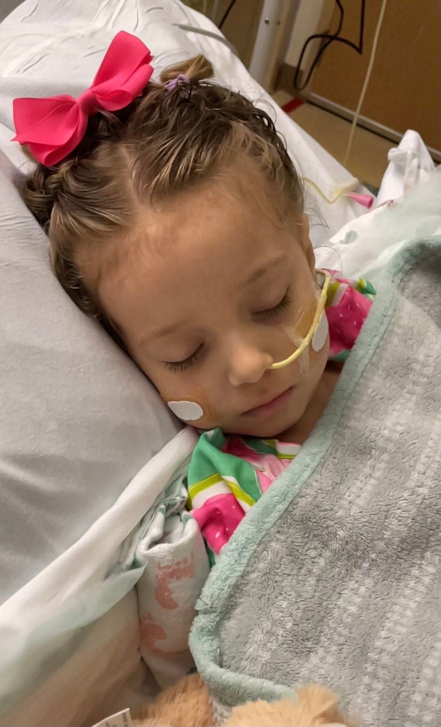 Lylah Baker, 4, was treated at Children's Medical Center Dallas for melioidosis, caused by a deadly foreign bacteria.