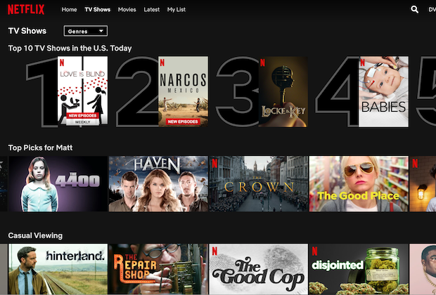 hele opskrift undergrundsbane Netflix Rolls Out Daily 'Top 10' Row of Most Popular TV Shows and Movies