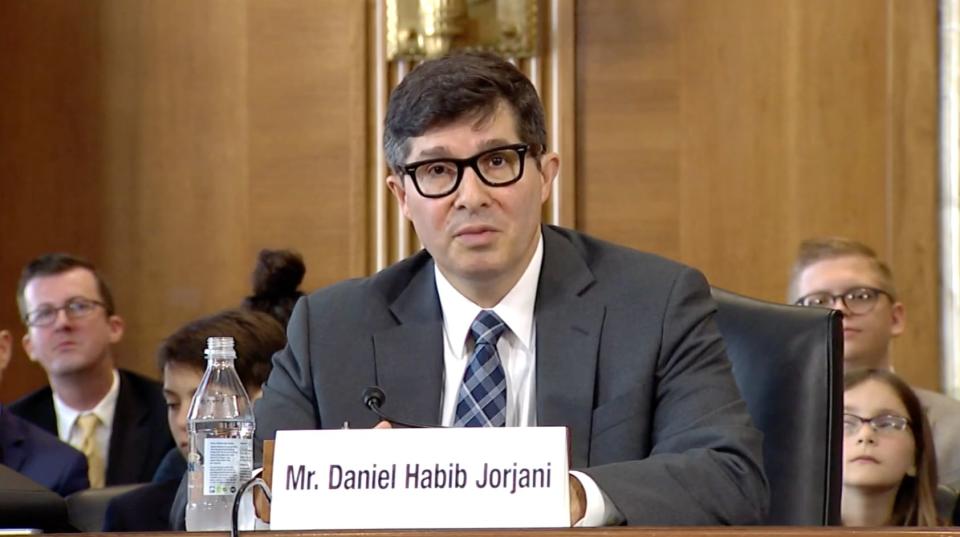 Daniel Jorjani, a Trump appointee, became the the solicitor of the Interior Department in late 2019.  (Photo: Senate EPW)