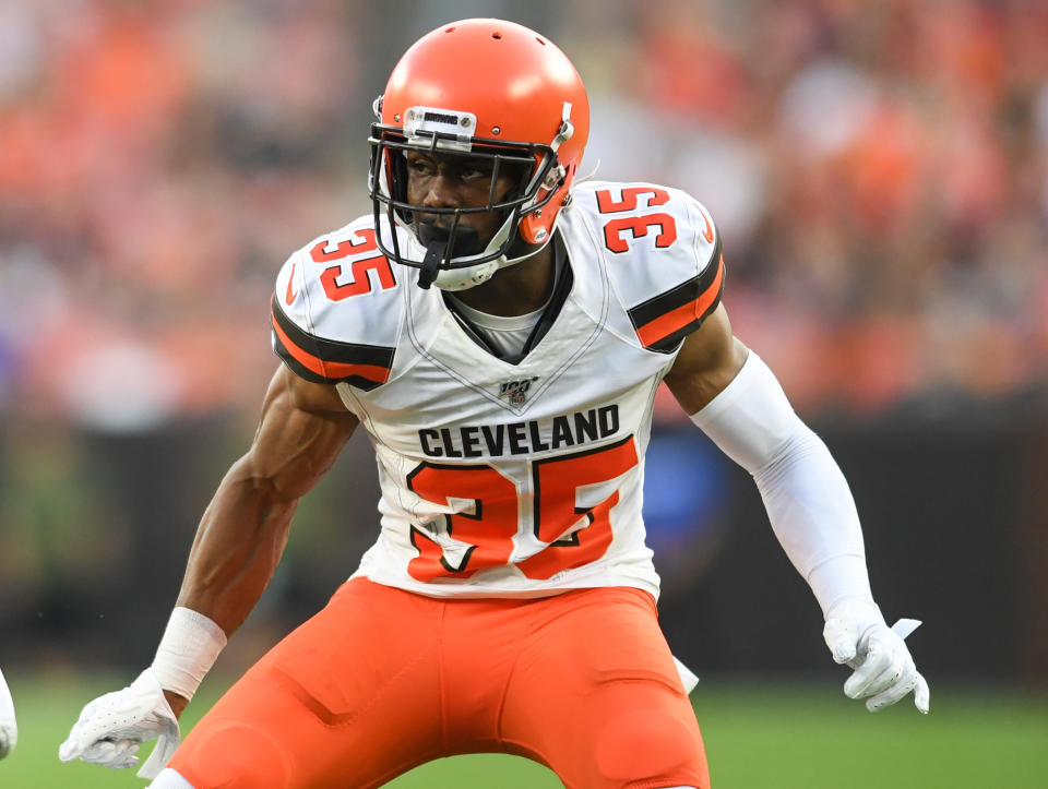 The Browns called Jermaine Whitehead's Twitter outburst 'totally unacceptable and highly inappropriate. (Nick Cammett/Getty)