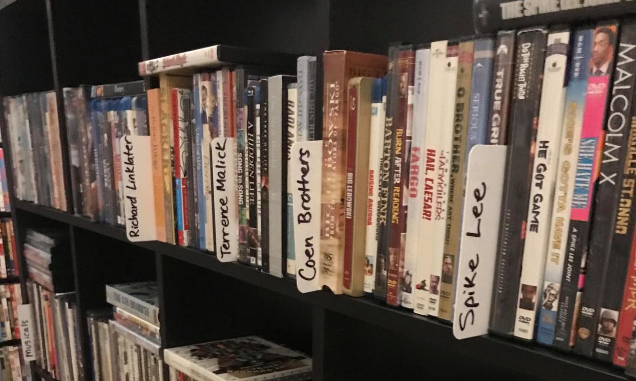 <span>Amanda Bowman’s DVD collection. ‘I just feel like [companies] are trying to herd people into streaming. It’s frustrating. It’s also isolating,’ she says.</span><span>Photograph: Amanda Bowman</span>