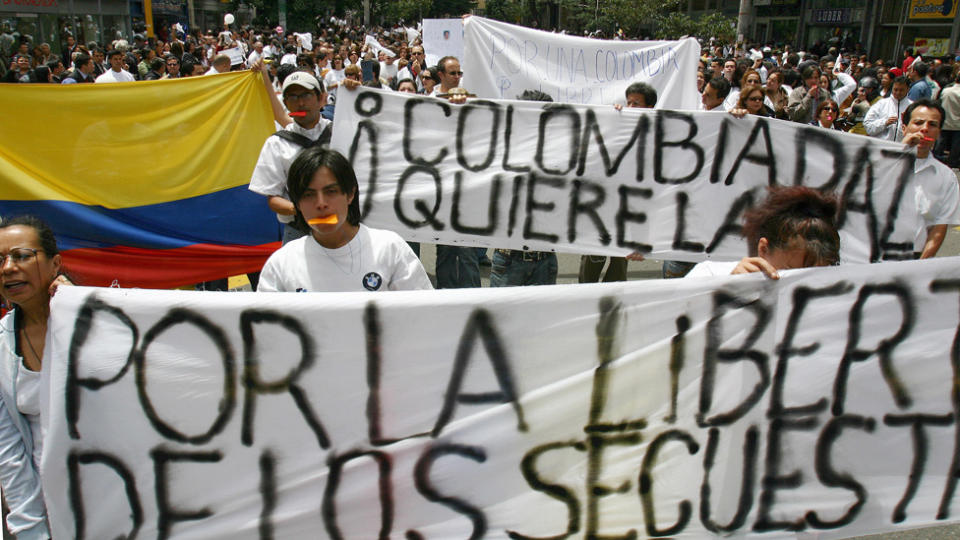 Protesta en Colombia