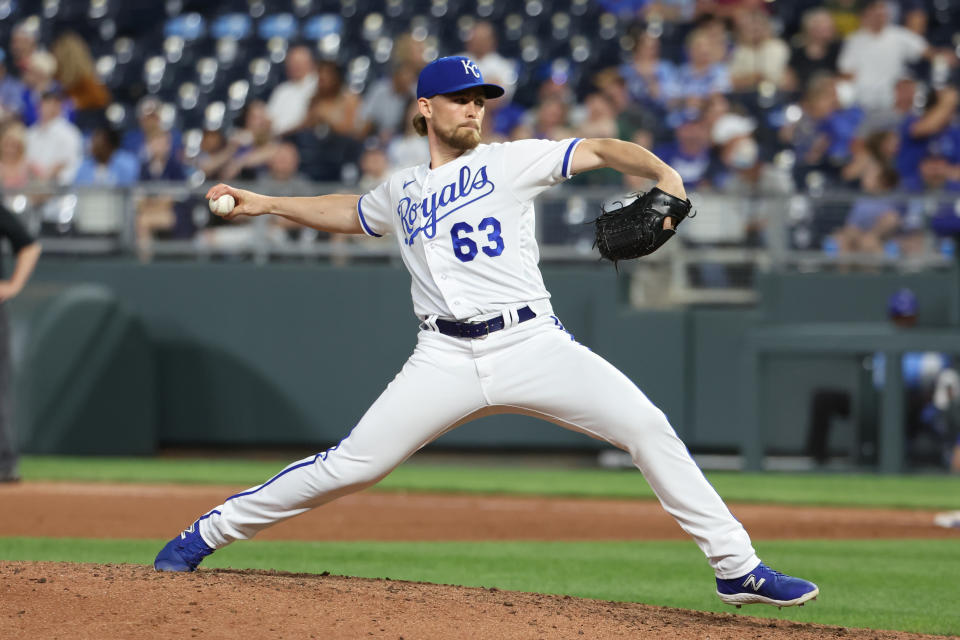 Josh Staumont。（MLB Photo by Scott Winters/Icon Sportswire via Getty Images）