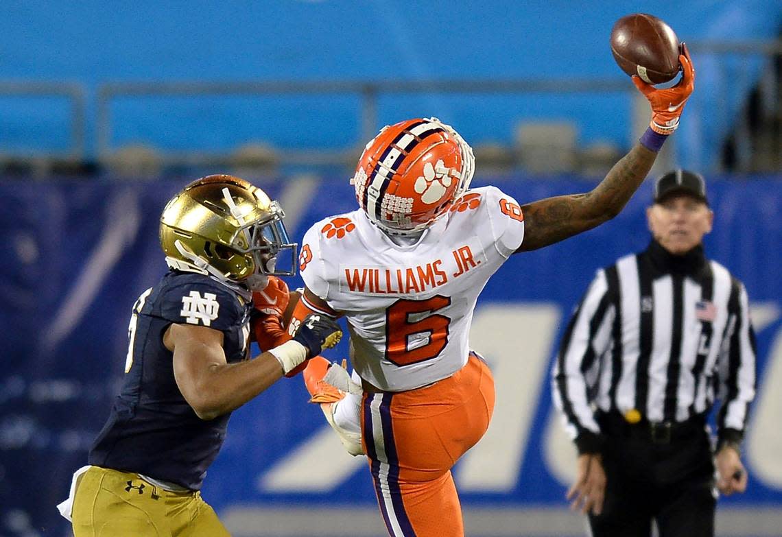 Clemson receiver E.J. Williams Jeff Siner/AP