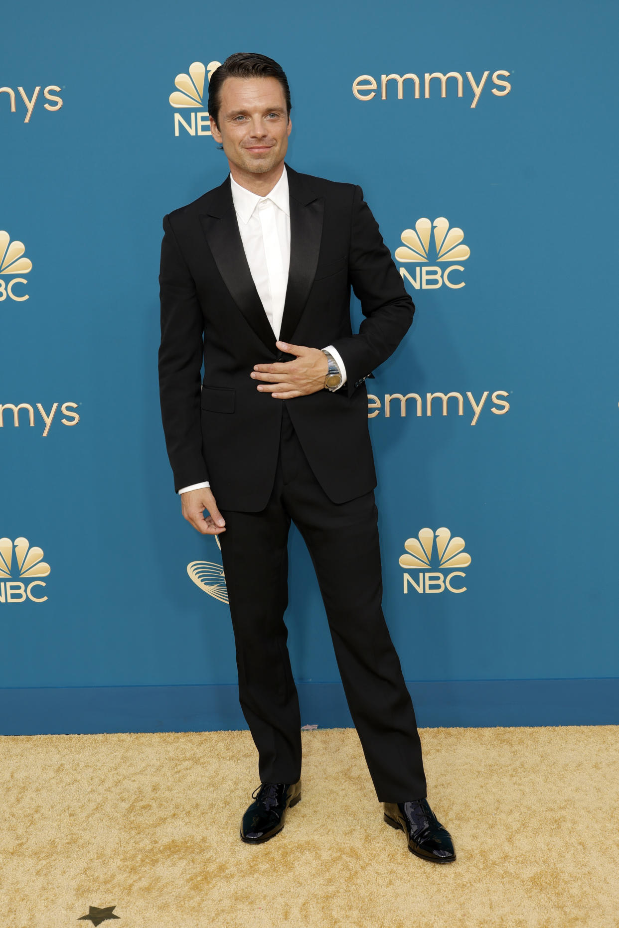 LOS ANGELES, CALIFORNIA - SEPTEMBER 12: Sebastian Stan attends the 74th Primetime Emmys at Microsoft Theater on September 12, 2022 in Los Angeles, California. (Photo by Frazer Harrison/Getty Images)