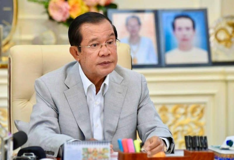 Strongman leader Hun Sen has ruled Cambodia for nearly four decades and has tightened his grip on power in recent years, observers say. Photo by Cambodian PM Press Office/UPI