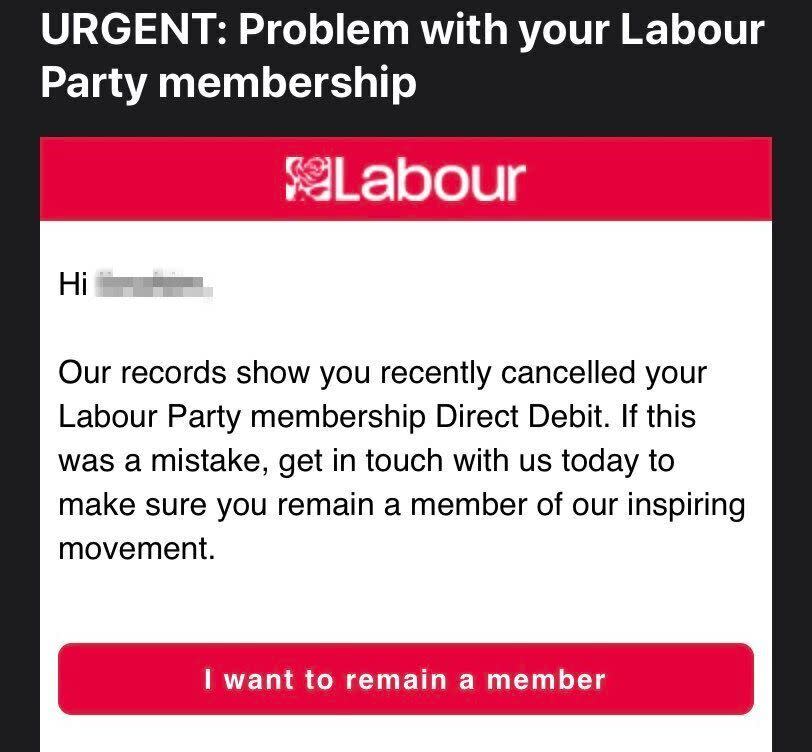 Black Labour Cancellations