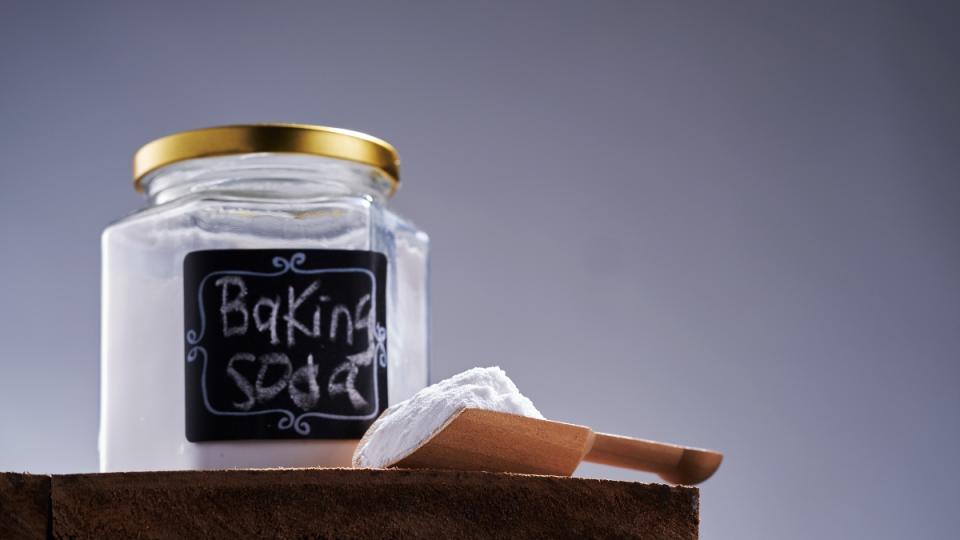 Baking soda can be used to clean a leather purse