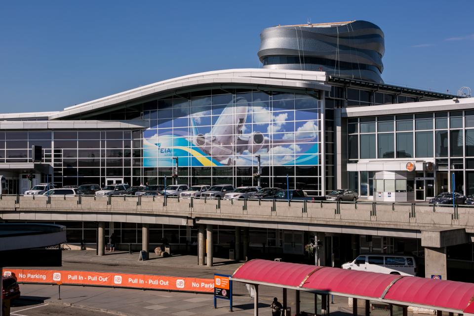 Edmonton International Airport in Edmonton, Alberta, Canada.