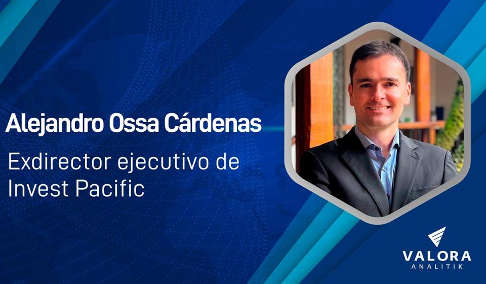 Alejandro Ossa Cárdenas deja su cargo de director ejecutivo de Invest Pacific. Imagen: Valora Analitik / Invest Pacific.