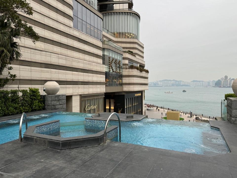 Outdoor pool at Regent Hong Kong 