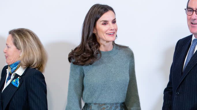 queen letizia attends 