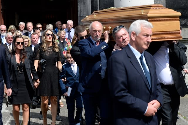 Brendan Grace funeral