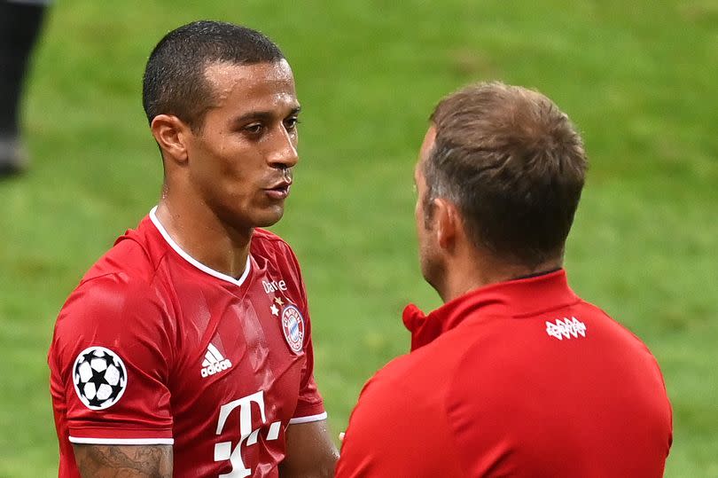 Thiago Alcantara was been linked to a reunion with Hansi Flick