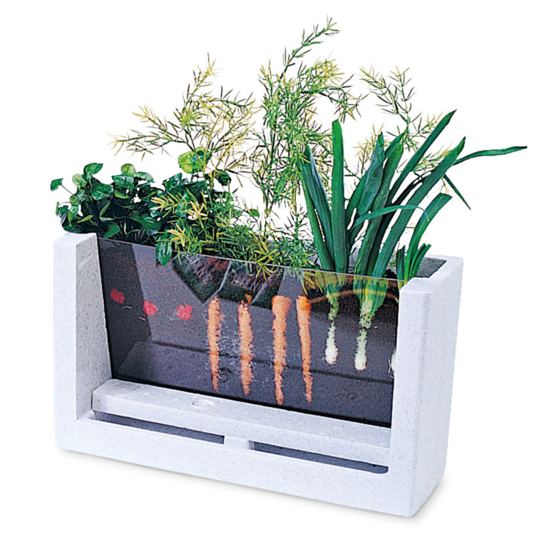 Kids can watch their own vegetables grown with the Rootvue Farm Garden Lab Kit. (Photo: Hearthsong)