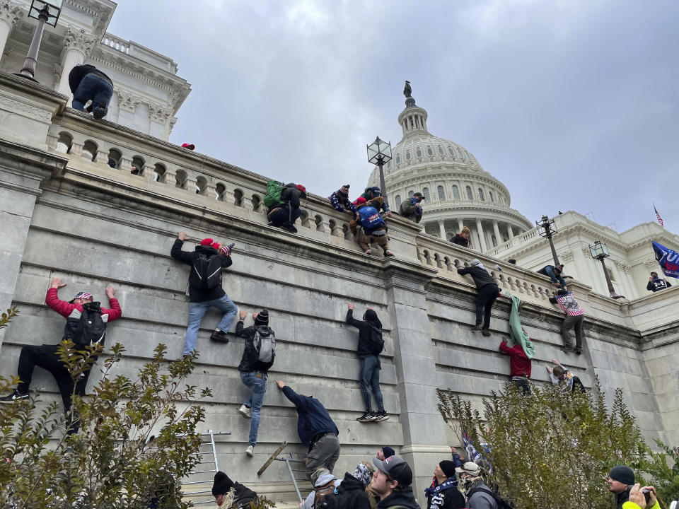 Asalto al Capitolio de los Estados Unidos en 2021. (AP zz/STRF/STAR MAX/IPxC.)