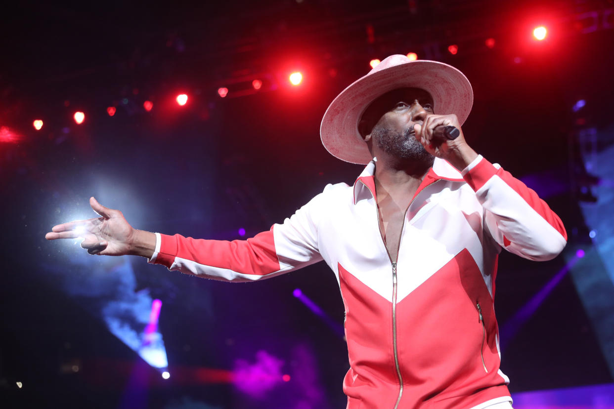 Rapper Big Daddy Kane shared a personal video explaining that he mistook an ASL interpreter for a concert-goer who had walked onstage during his performance. (Photo: Johnny Nunez/WireImage)