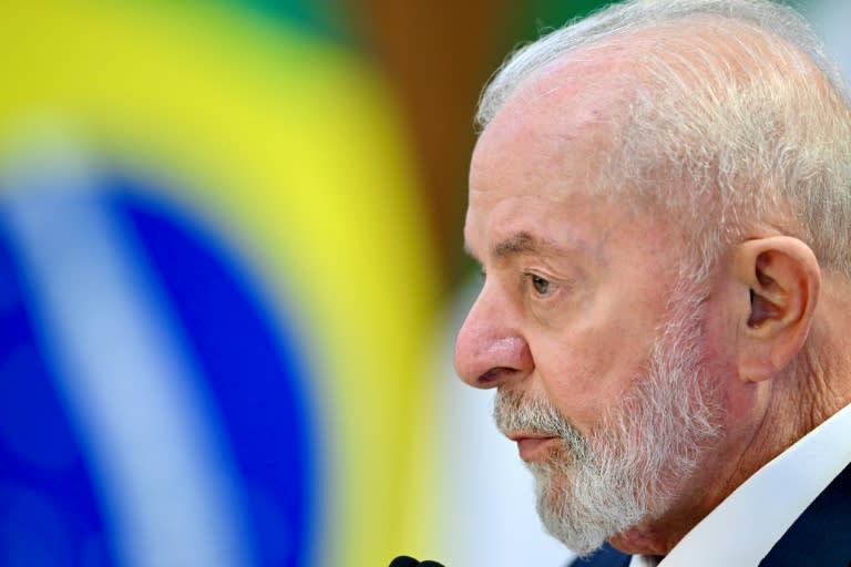 El presidente de Brasil, Luiz Inácio Lula da Silva, en una rueda de prensa en Brasília el 15 de julio de 2024 (Evaristo Sa)