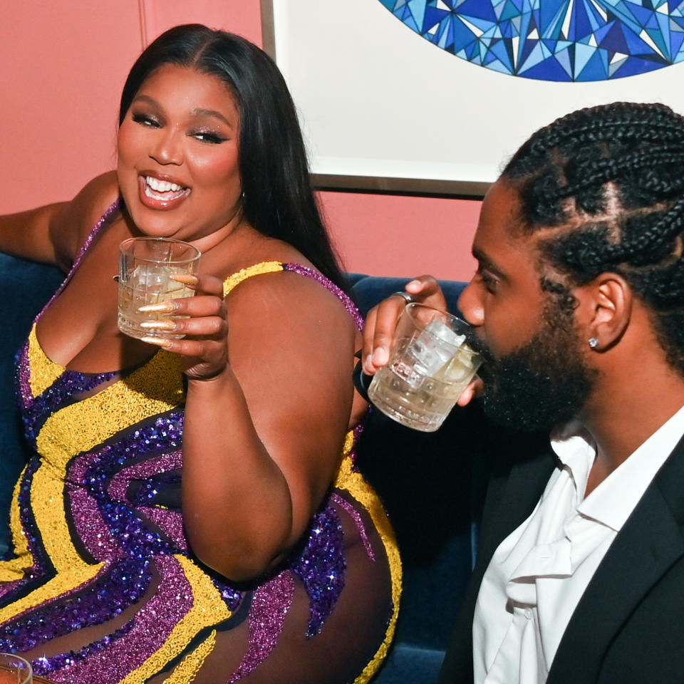 Lizzo and Myke Wright (Prince Williams / Getty Images)